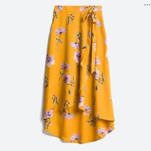 Le Lis Golda Faux Wrap Midi Skirt high-low